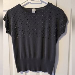 H&M Pearl Embellished Top